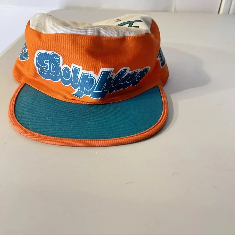 NFL Miami Dolphins White, Orange & Teal Camp Hat - Picture 6 of 12